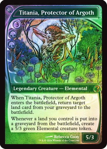 Magic the Gathering Mystery Booster 2 Titania, Protector of Argoth FOIL Future Sight Frame NEAR MINT NM