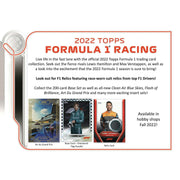 2022 Topps F1 Formula 1 Racing Hobby Box