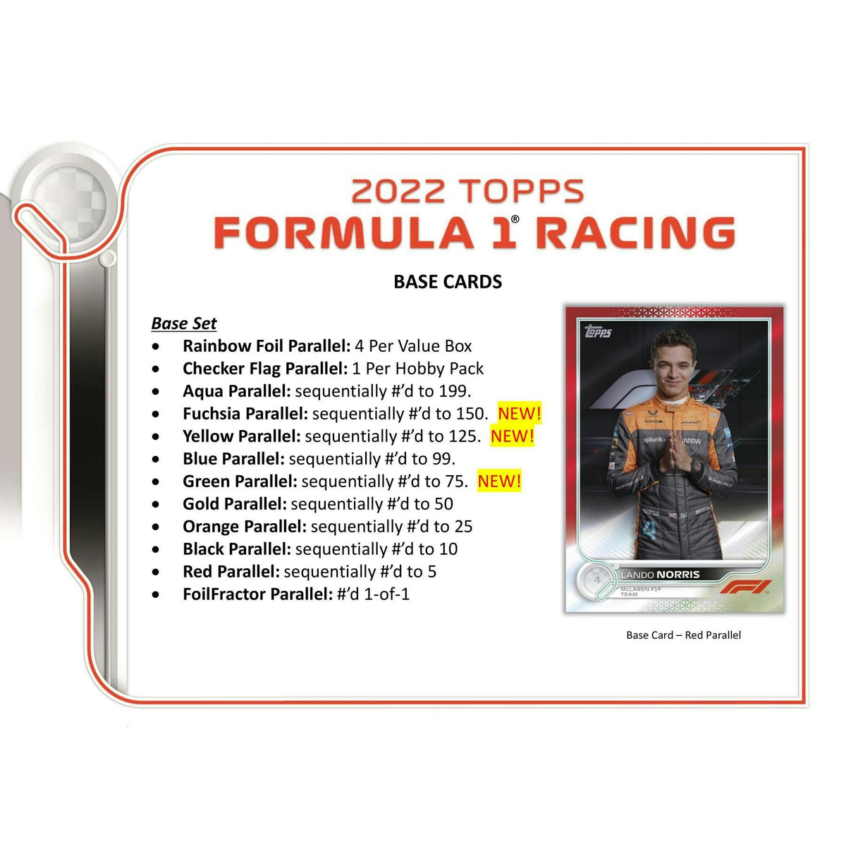 2022 Topps F1 Formula 1 Racing Hobby Box