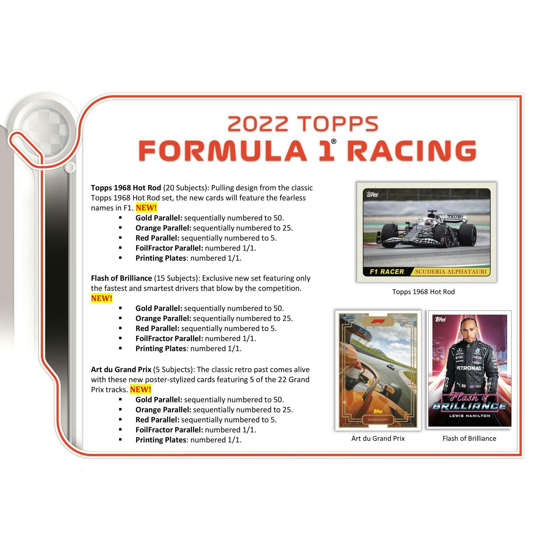 2022 Topps F1 Formula 1 Racing Hobby Box