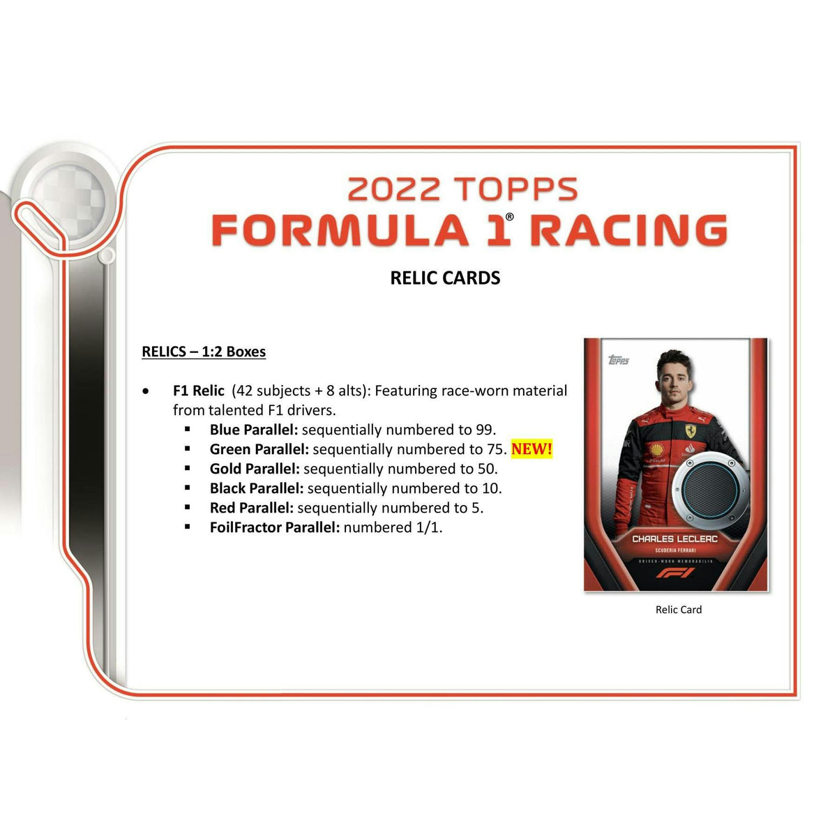 2022 Topps F1 Formula 1 Racing Hobby Box