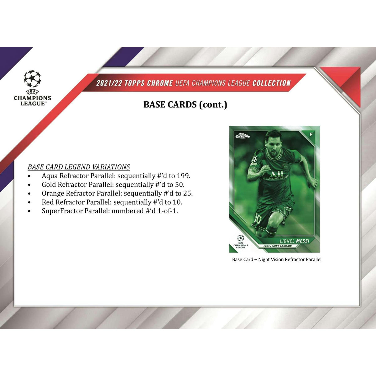 2021/22 Topps UEFA Champions League Chrome Soccer Hobby Lite Box