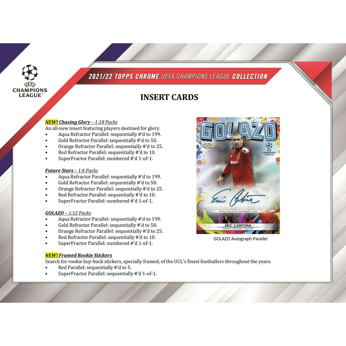 2021/22 Topps UEFA Champions League Chrome Soccer Hobby 12-Box Case