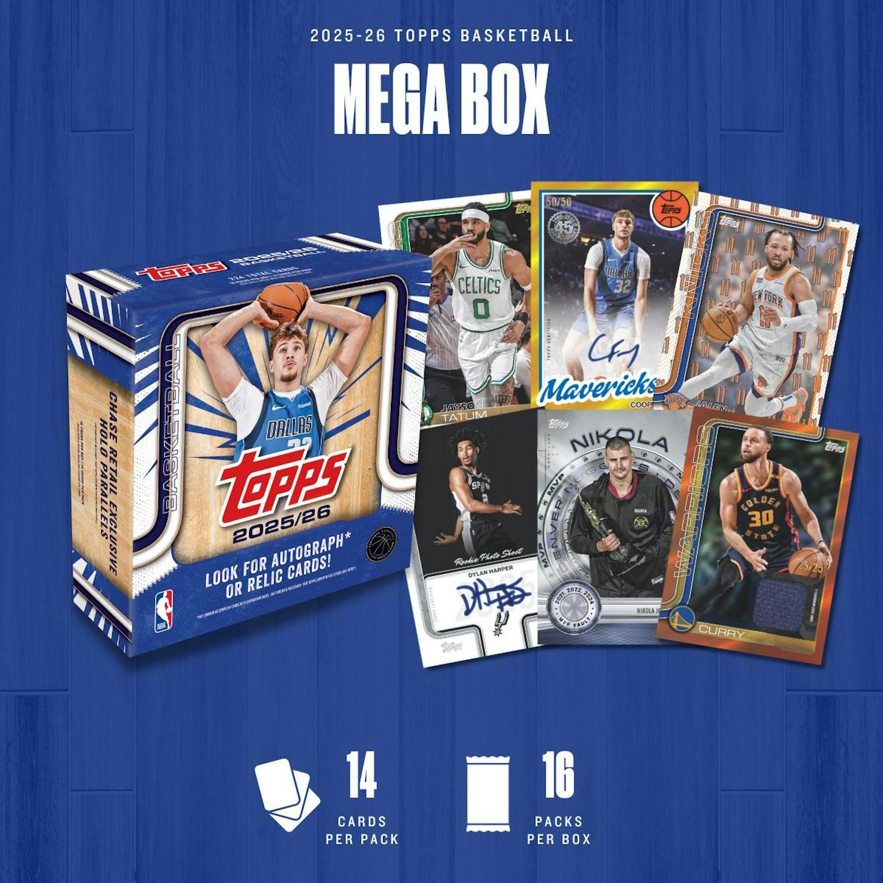 2025/26 Topps Basketball Mega Box