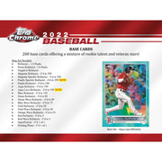 2022 Topps Chrome Baseball Hobby Jumbo Pack