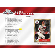 2022 Topps Chrome Baseball Hobby Jumbo 8-Box Case