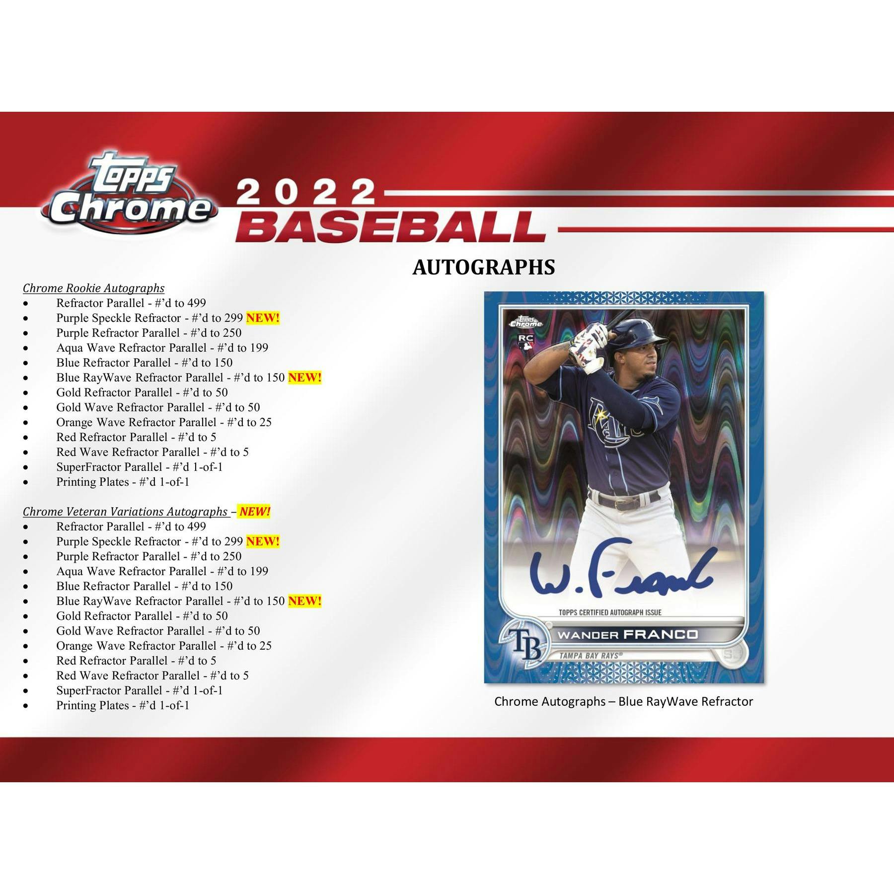 2022 Topps Chrome Baseball Hobby Jumbo Box