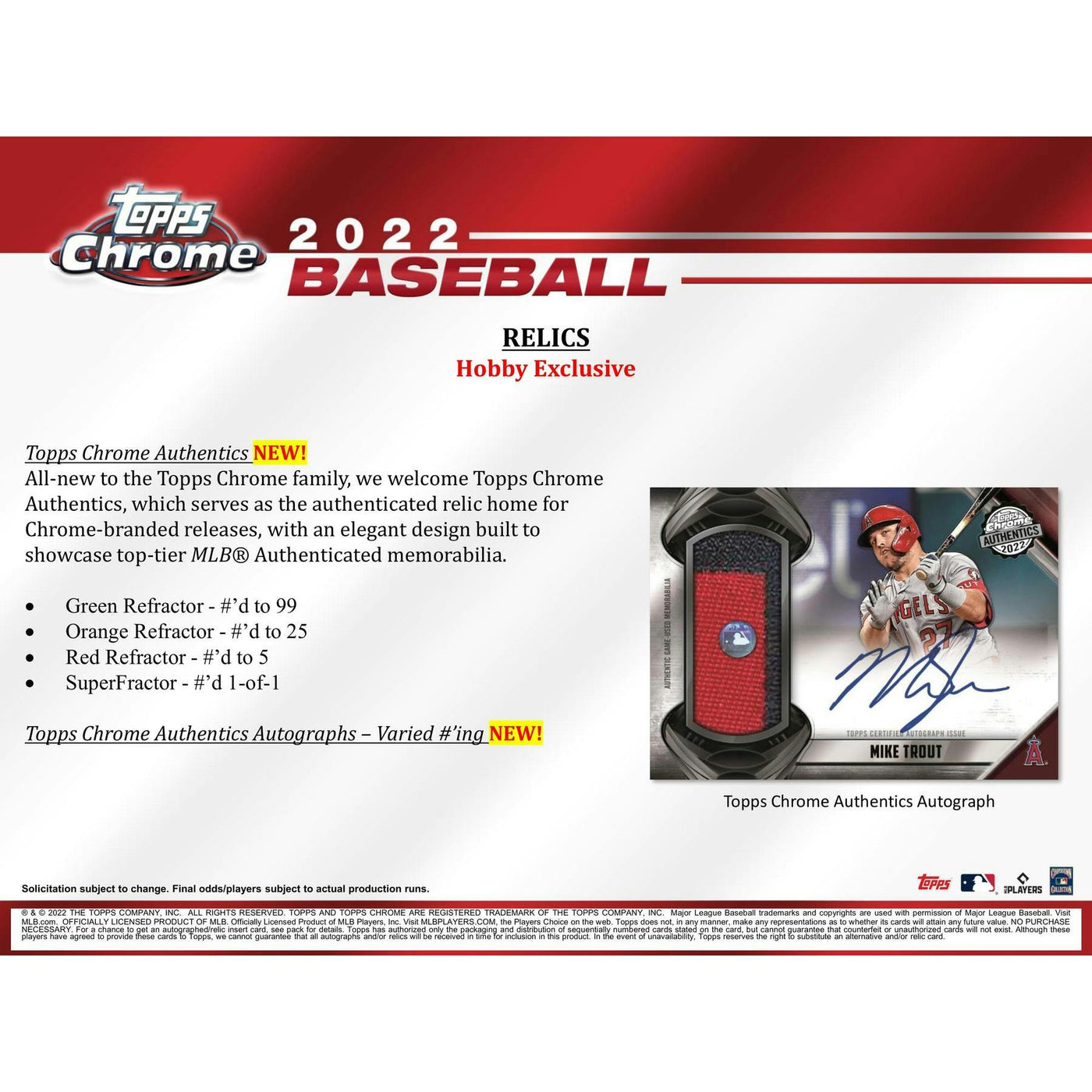 2022 Topps Chrome Baseball Hobby Jumbo Pack