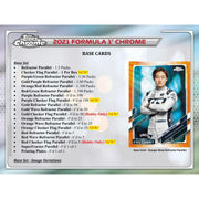 2021 Topps Chrome F1 Formula 1 Racing Hobby Box