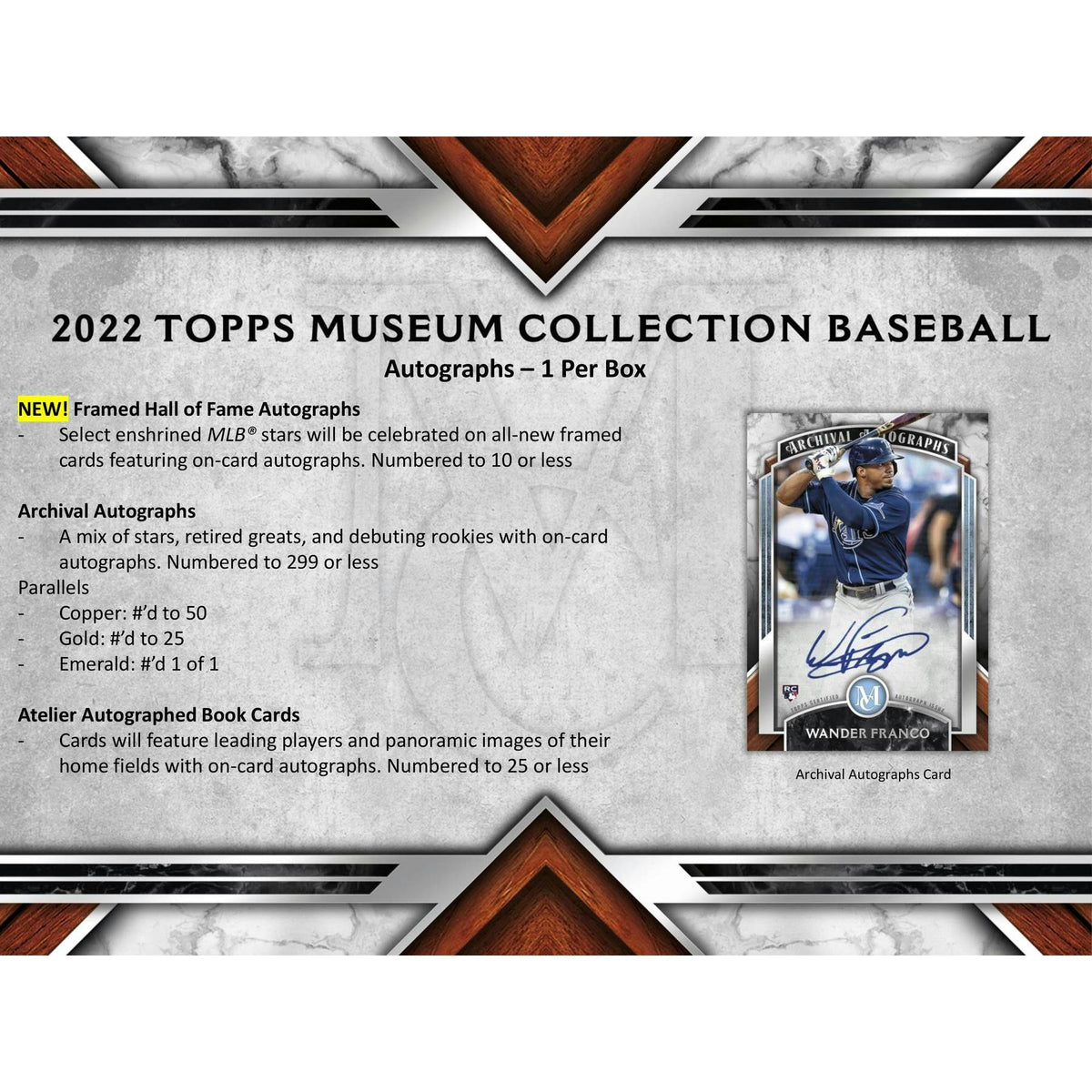2022 Topps Museum Collection Baseball Hobby Box