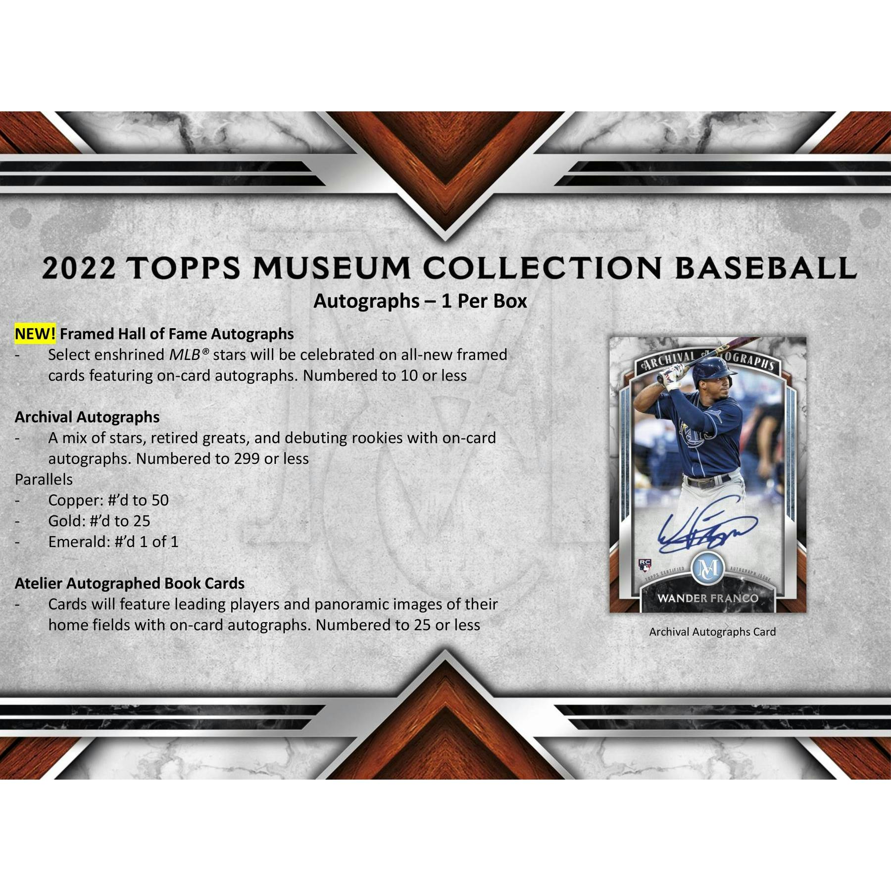 2022 Topps Museum Collection Baseball Hobby Box