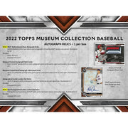 2022 Topps Museum Collection Baseball Hobby Box