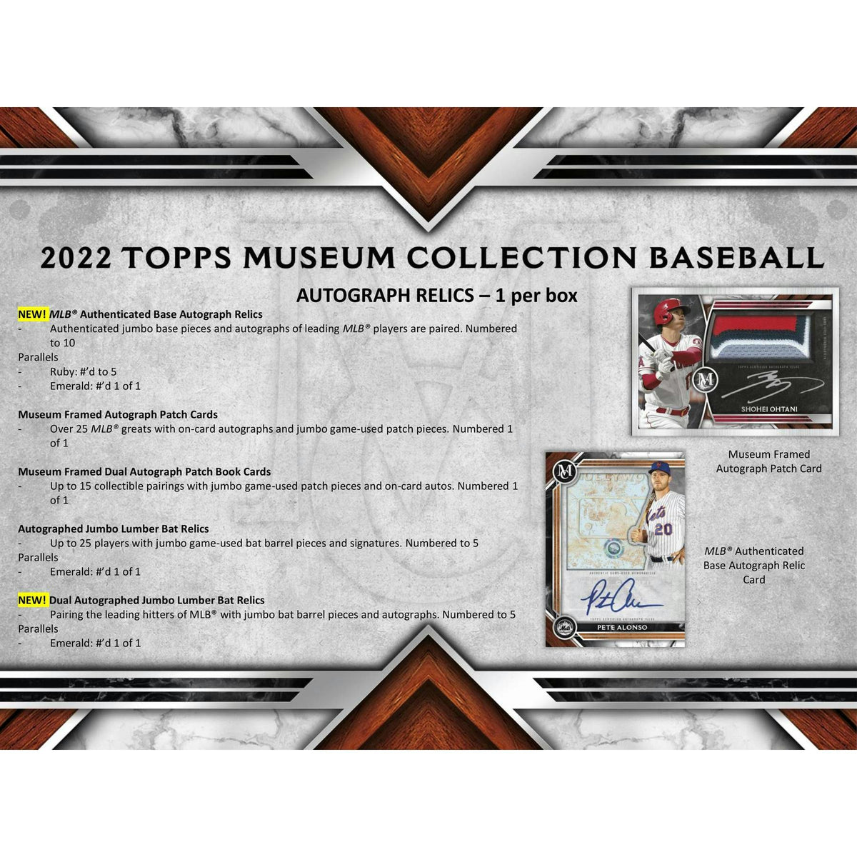 2022 Topps Museum Collection Baseball Hobby Box