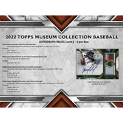 2022 Topps Museum Collection Baseball Hobby Box