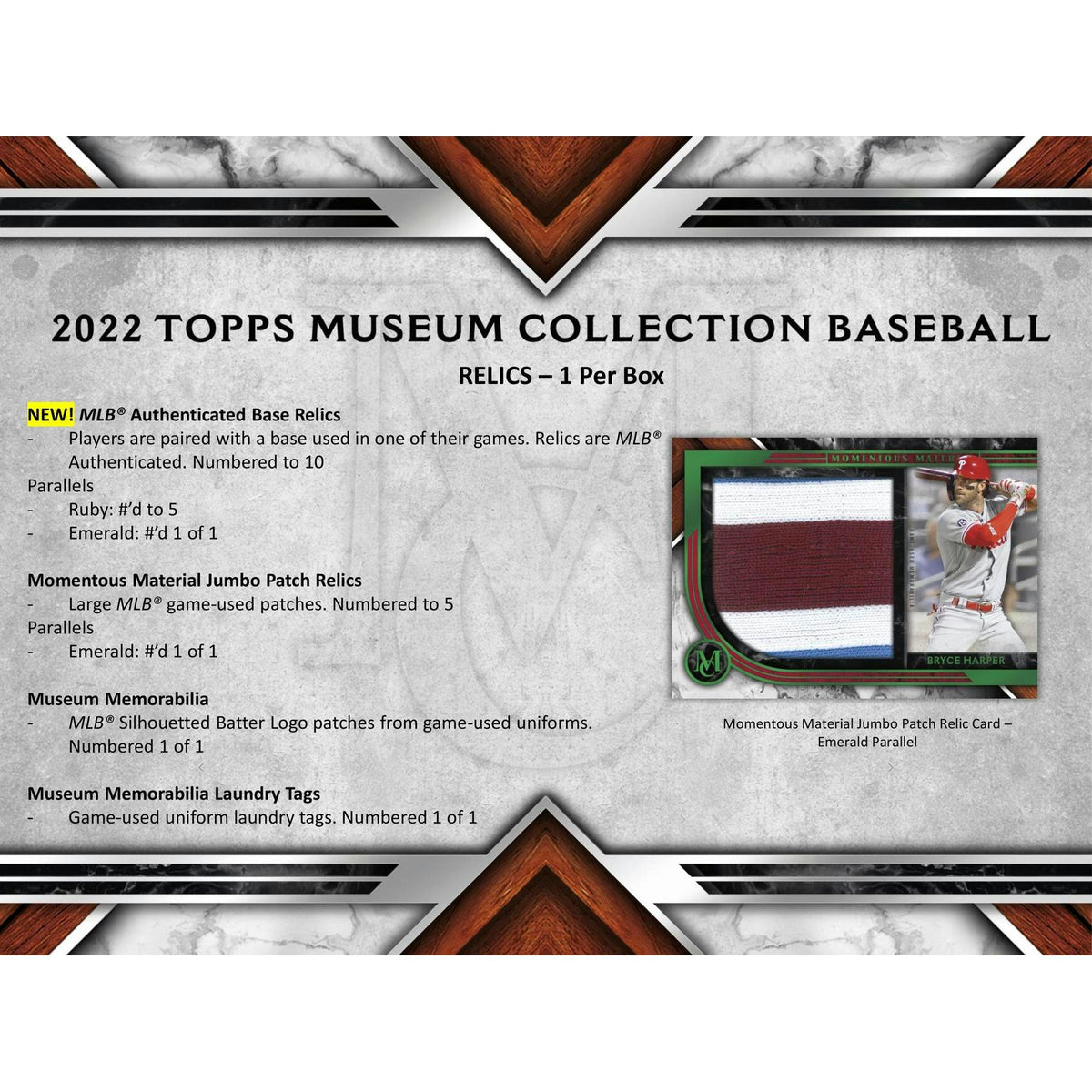 2022 Topps Museum Collection Baseball Hobby Box