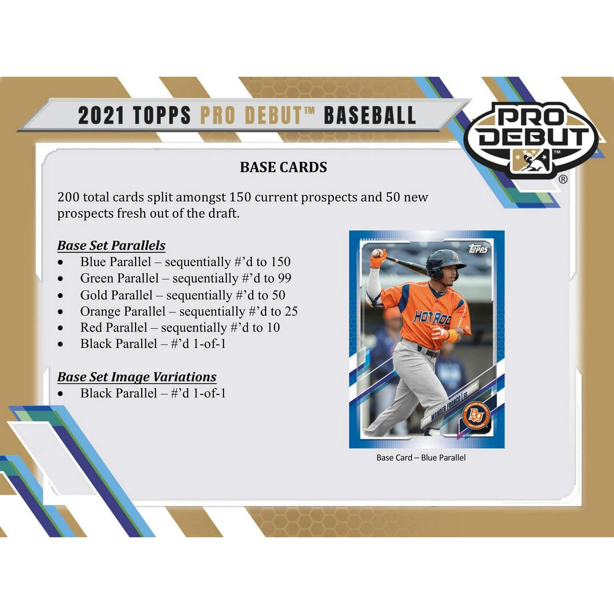 2021 Topps Pro Debut Baseball Hobby Box