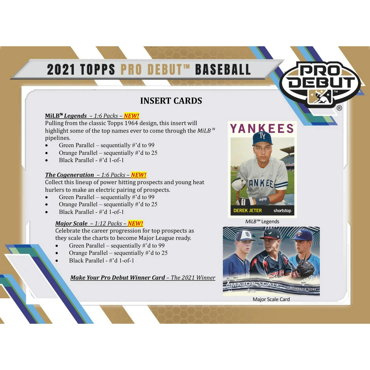 2021 Topps Pro Debut Baseball Hobby Box