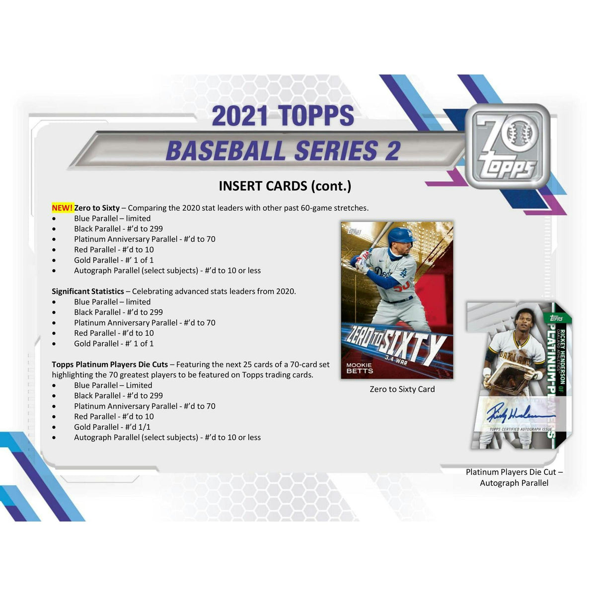2021 Topps Series 2 Baseball Hobby Jumbo 6-Box Case