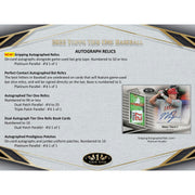 2022 Topps Tier One Baseball Hobby 12-Box Case