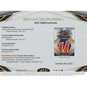 2022 Topps Tier One Baseball Hobby 12-Box Case