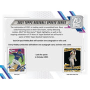 2021 Topps Update Series Baseball Hobby Box
