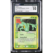 Pokemon EX Team Rocket Returns Treecko Gold Star 109/109 CGC 10 GEM MINT