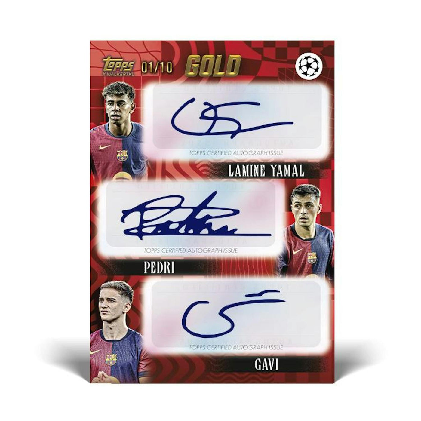 2024/25 Topps Gold UEFA Club Competitions Soccer Hobby Box