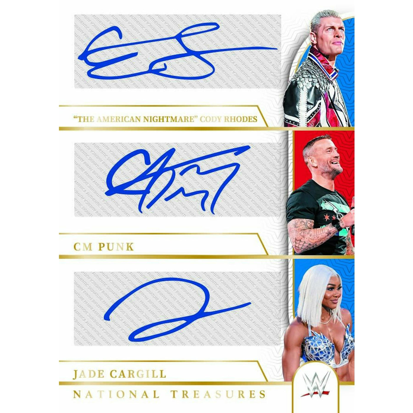 2024 Panini National Treasures WWE Wrestling Hobby 4-Box Case
