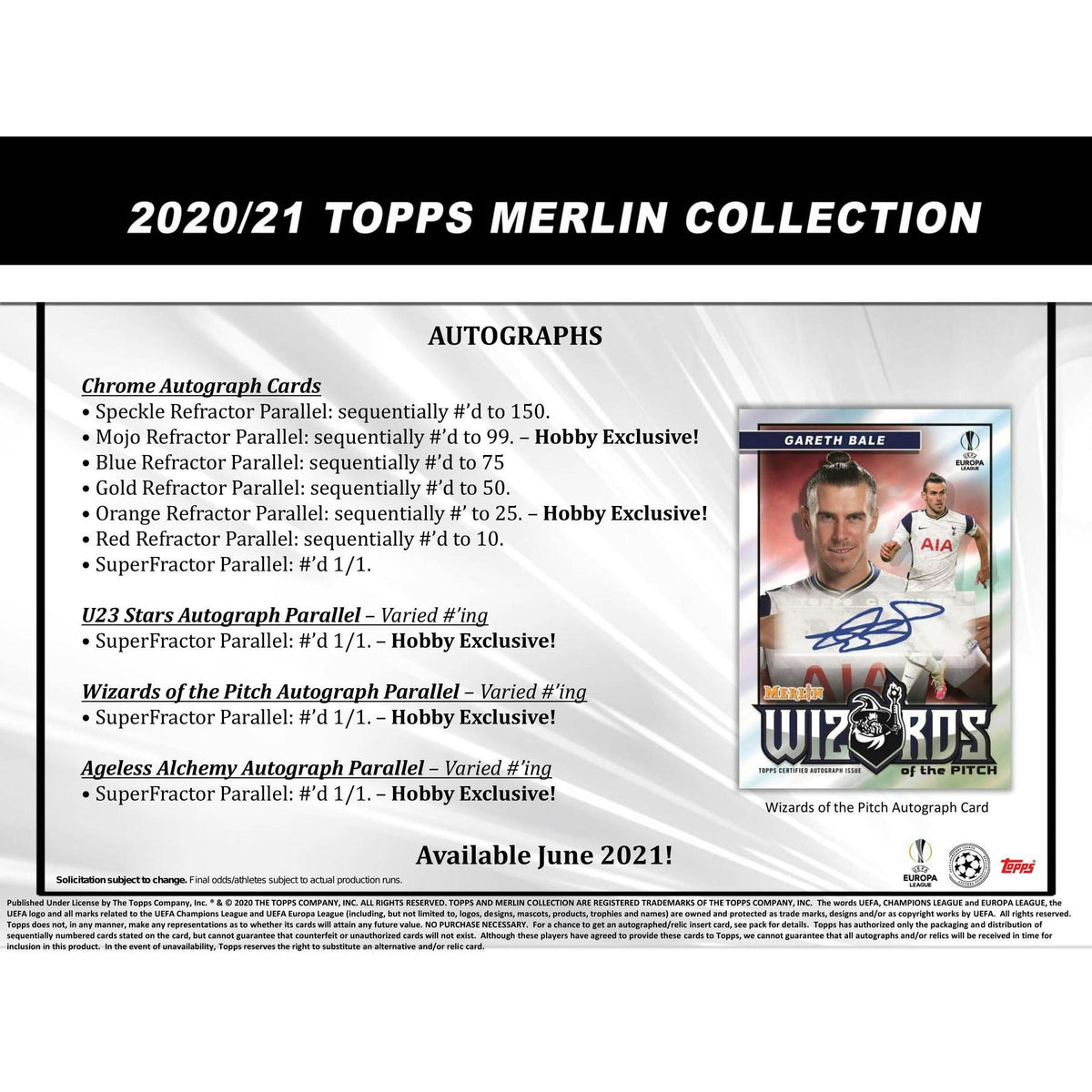 2020/21 Topps Merlin Chrome Soccer Hobby Box