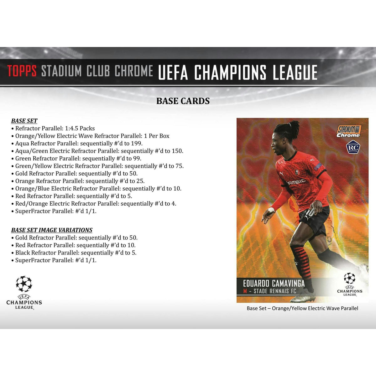 2020/21 Topps UEFA Stadium Club Chrome Soccer Hobby Box