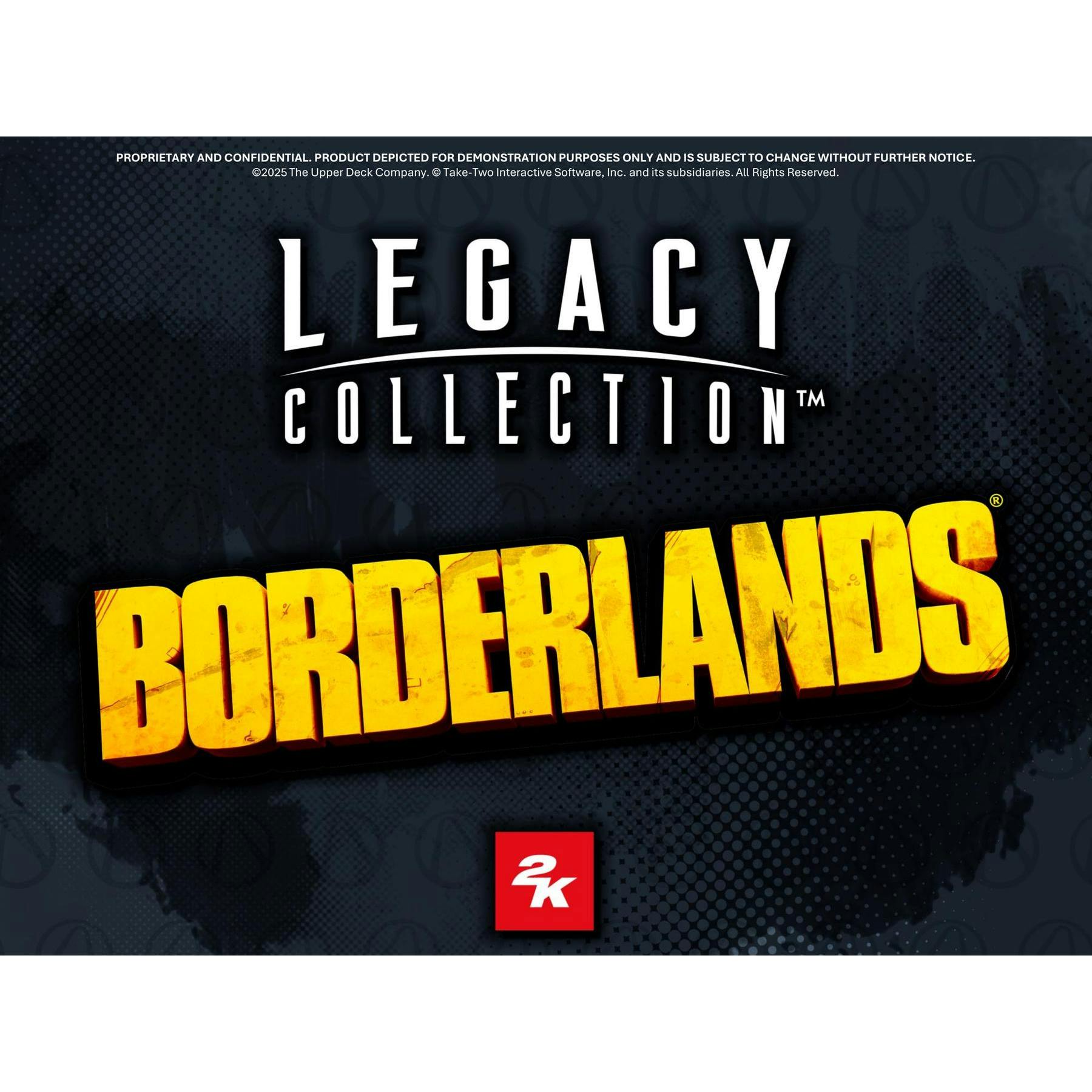 2025 Upper Deck Borderlands: Legacy Collection Trading Cards Hobby 12-Box Case (Presell)
