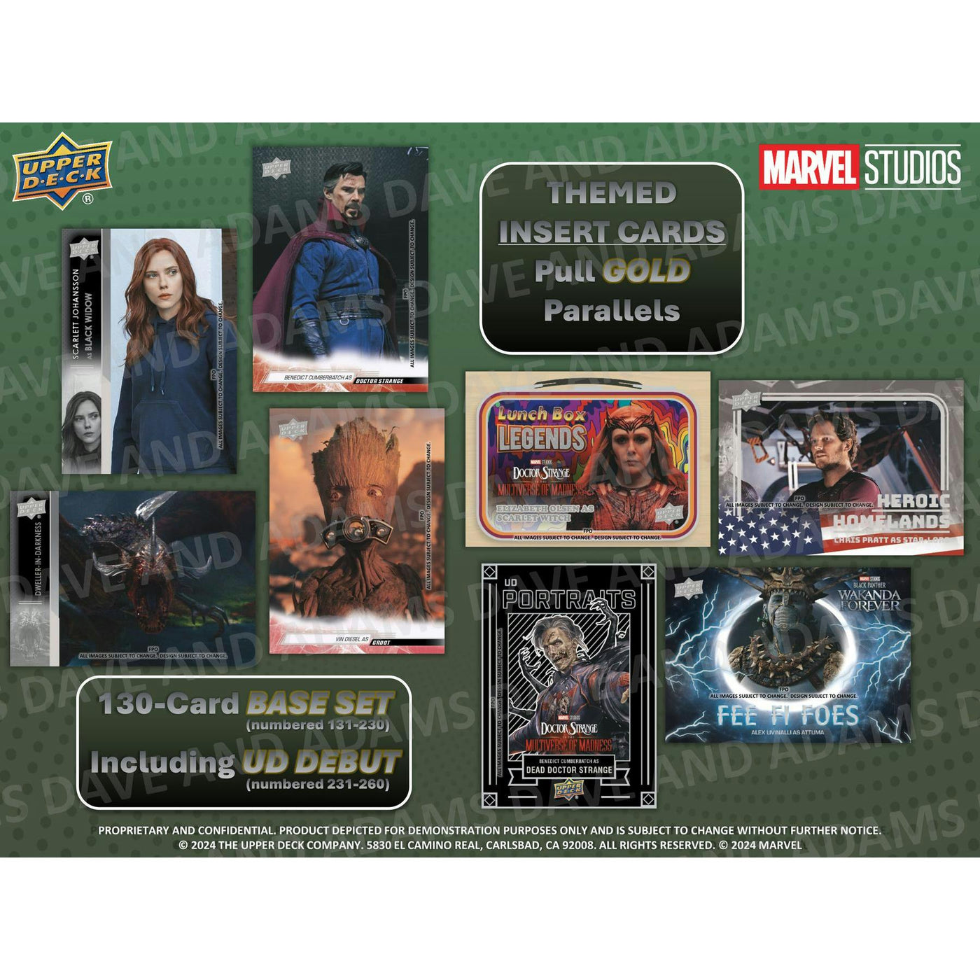 2024 Upper Deck Marvel Studios Series 2 Cinematic Trading Cards Hobby 6-Box Case