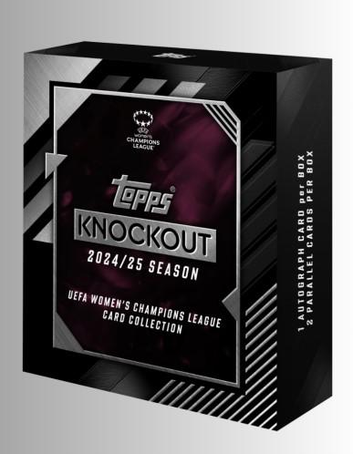 2024/25 Topps UEFA Women's Champions League Soccer Knockout Hobby Box