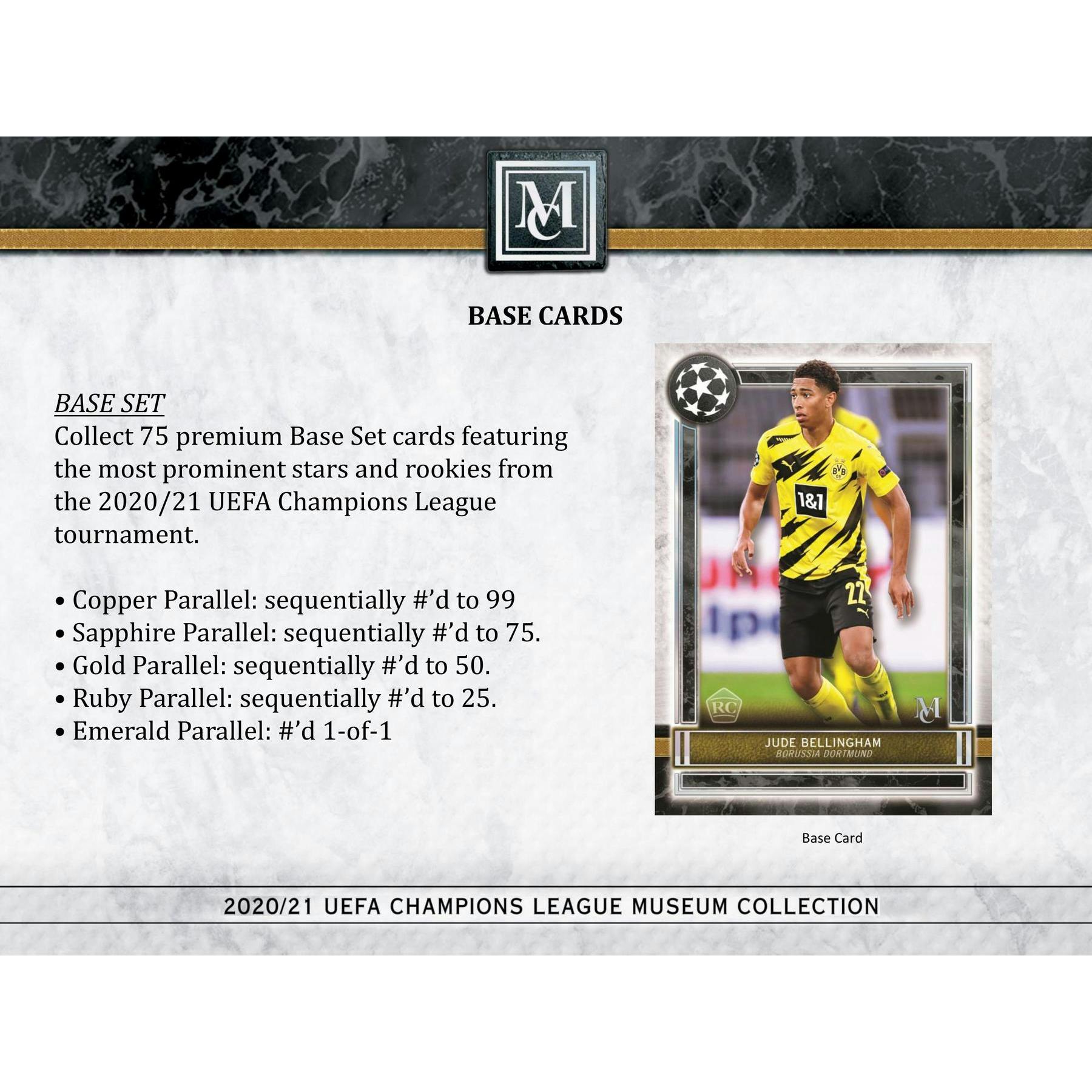 2020/21 Topps UEFA Champions League Museum Collection Soccer Hobby 12-Box Case