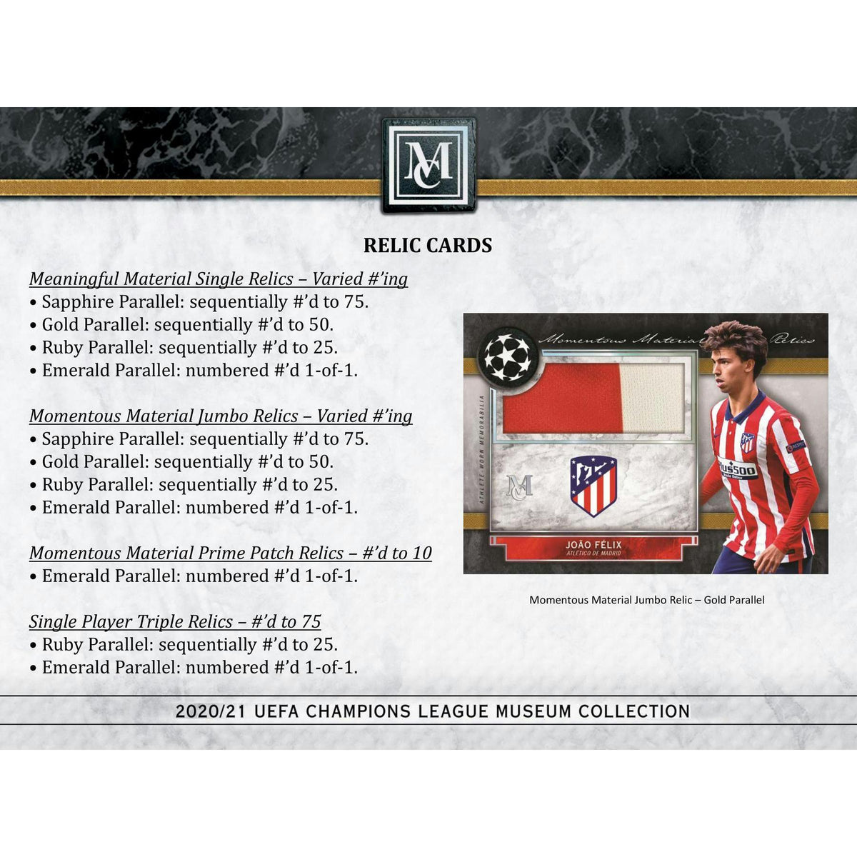 2020/21 Topps UEFA Champions League Museum Collection Soccer Hobby Box