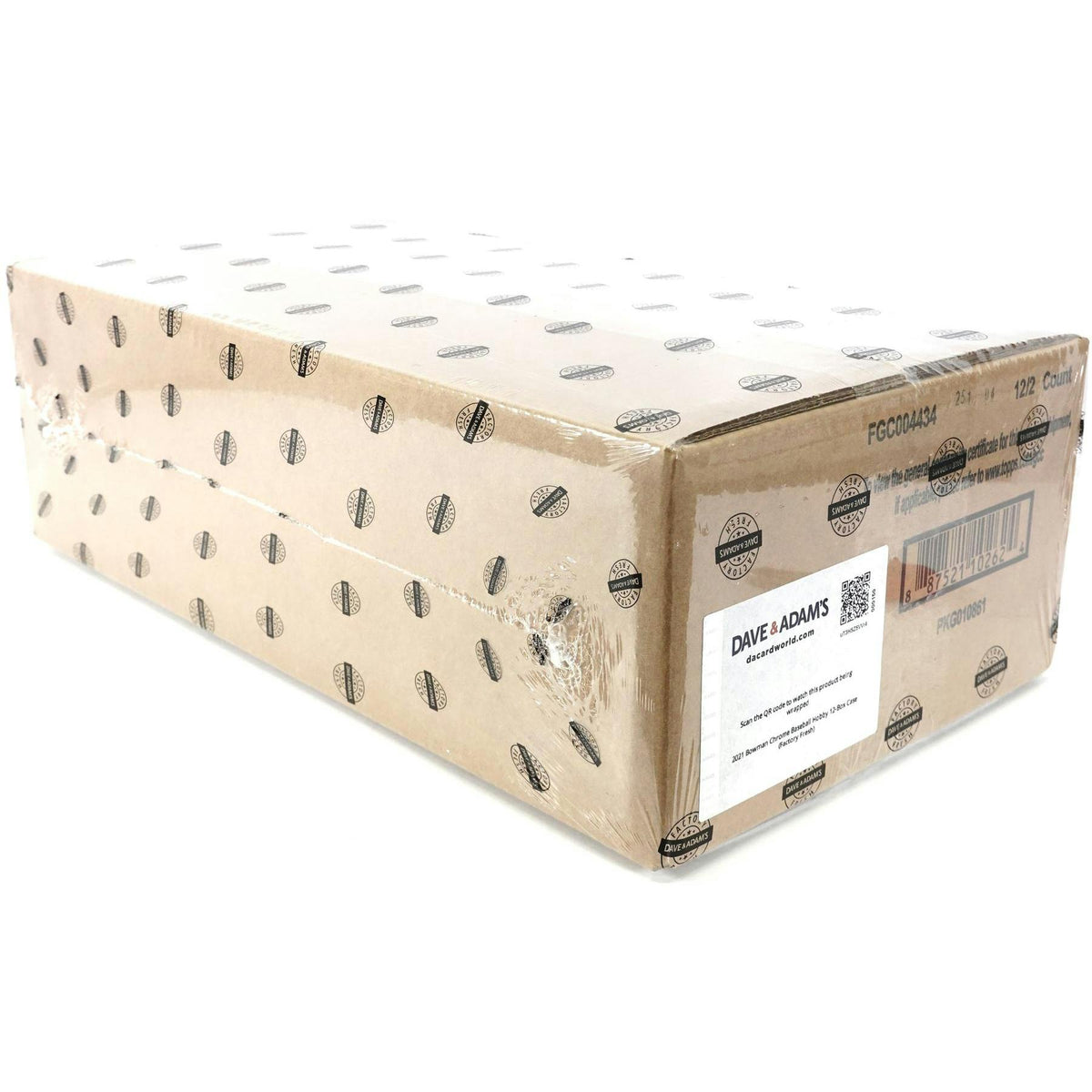 2021 Bowman Chrome Baseball Hobby 12-Box Case (Factory Fresh)