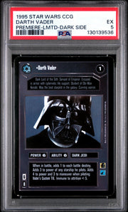 Decipher Star Wars Premiere Limited Dark Side Darth Vader PSA 5