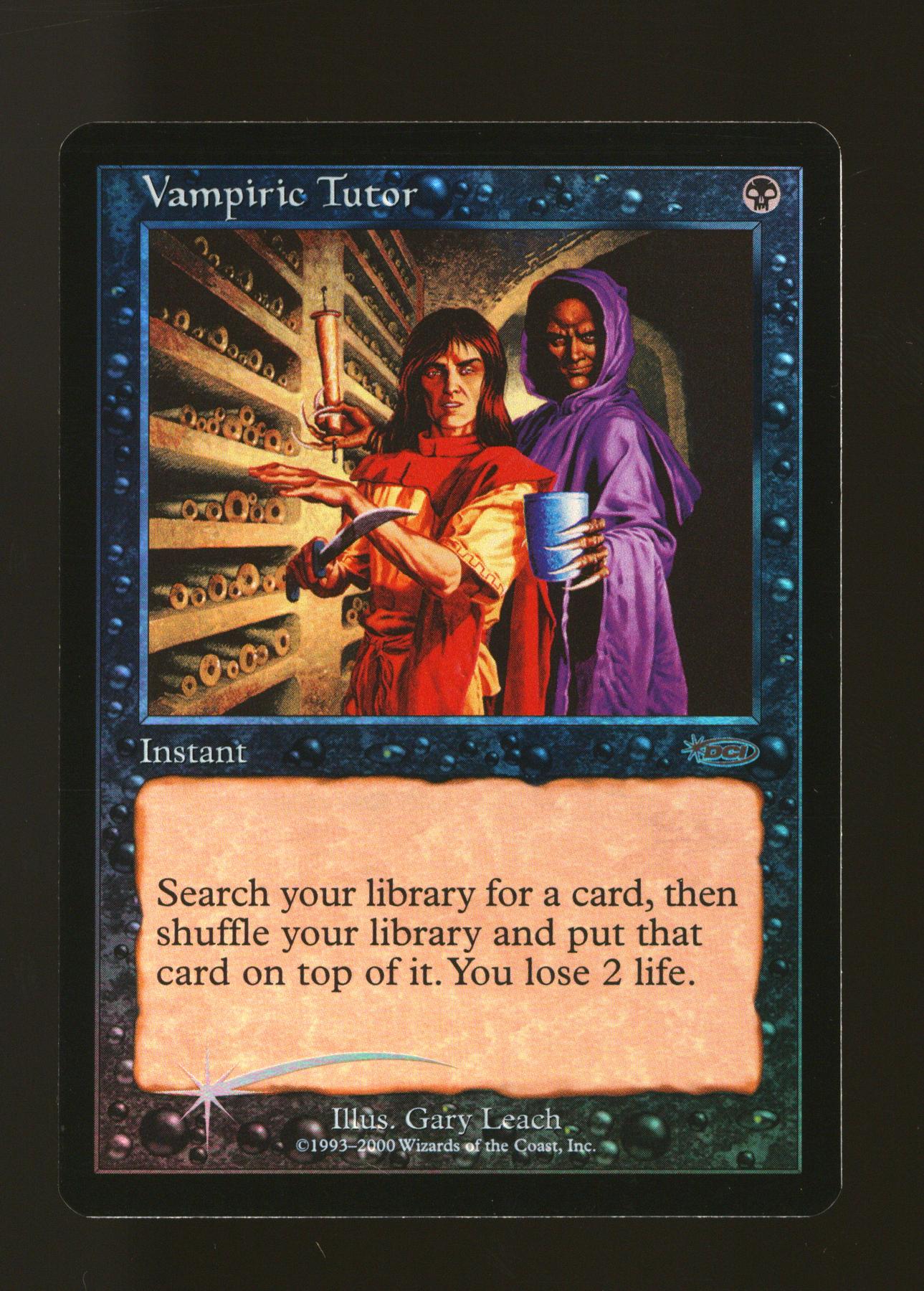 Magic the Gathering Judge Promo FOIL Vampiric Tutor DCI NEAR MINT NM