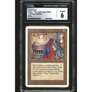 Magic the Gathering Unlimited Time Vault CGC 6 MODERATELY PLAYED MP