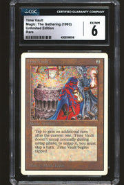 Magic the Gathering Unlimited Time Vault CGC 6 MODERATELY PLAYED MP