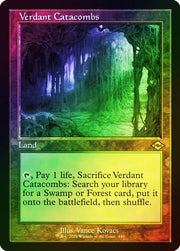 Magic the Gathering Modern Horizons 2 Retro Frame FOIL Verdant Catacombs NEAR MINT NM