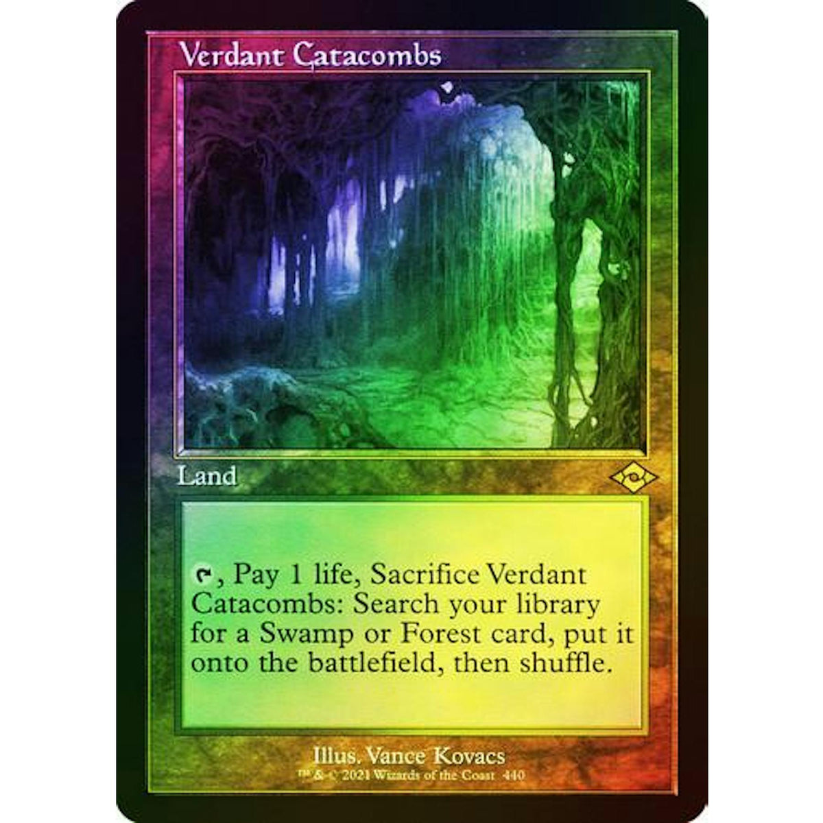 Magic the Gathering Modern Horizons 2 Retro Frame FOIL Verdant Catacombs NEAR MINT NM