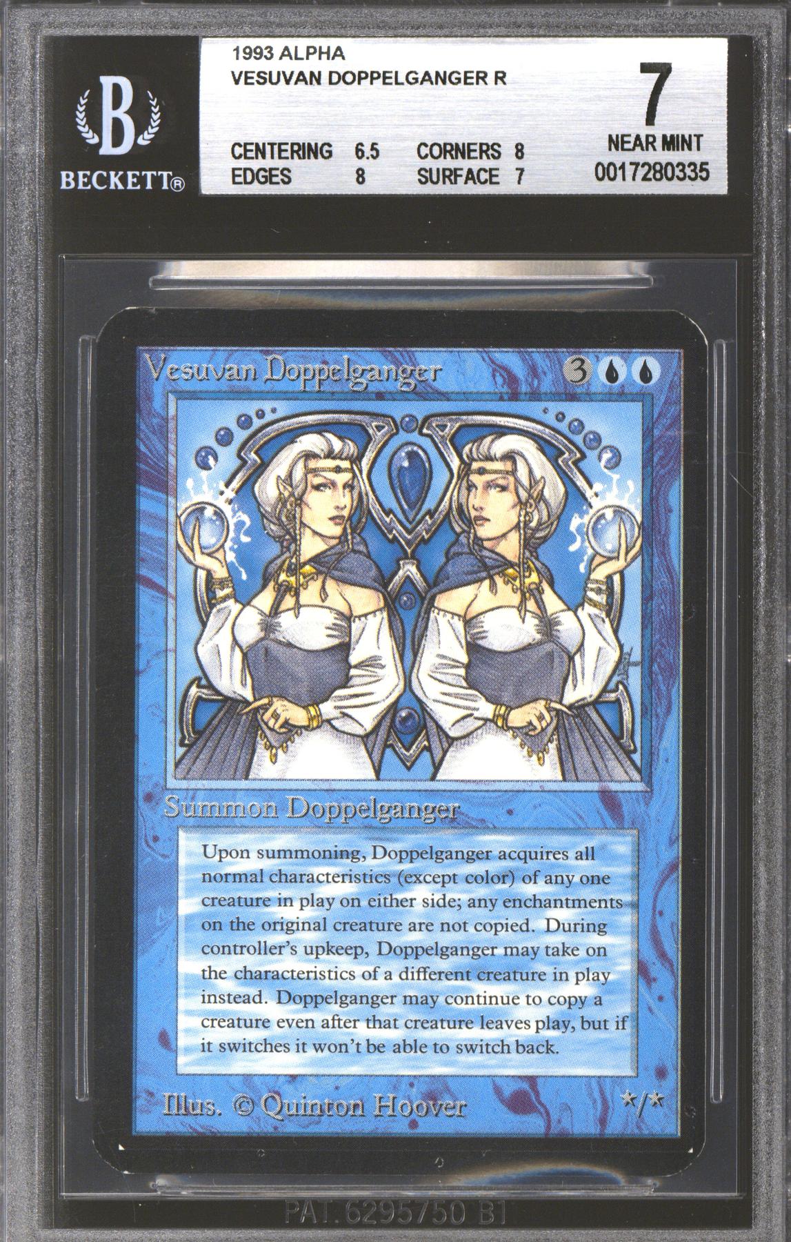 Magic the Gathering Alpha Vesuvan Doppelganger BGS 7 (6.5, 8, 8, 7) NEAR MINT NM
