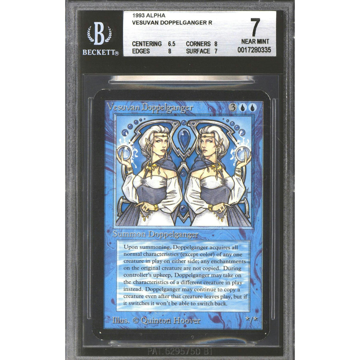 Magic the Gathering Alpha Vesuvan Doppelganger BGS 7 (6.5, 8, 8, 7) NEAR MINT NM