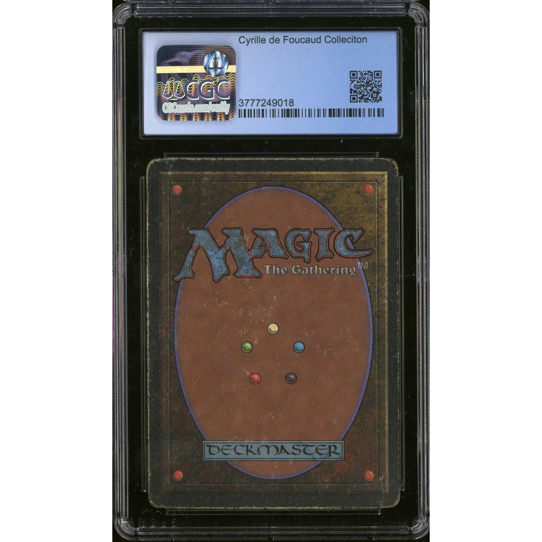 Magic the Gathering Beta Volcanic Island CGC 3.5 Pedigree MP HP #18