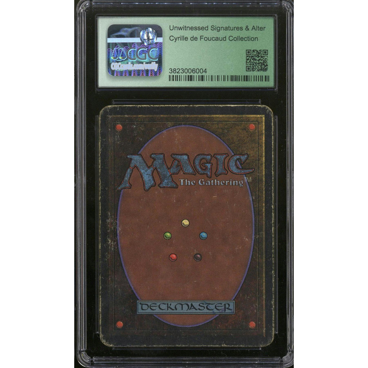 Magic the Gathering Alpha Time Walk CGC 3.5 Garfield Signed Altered Personalized Weber Adkinson HP