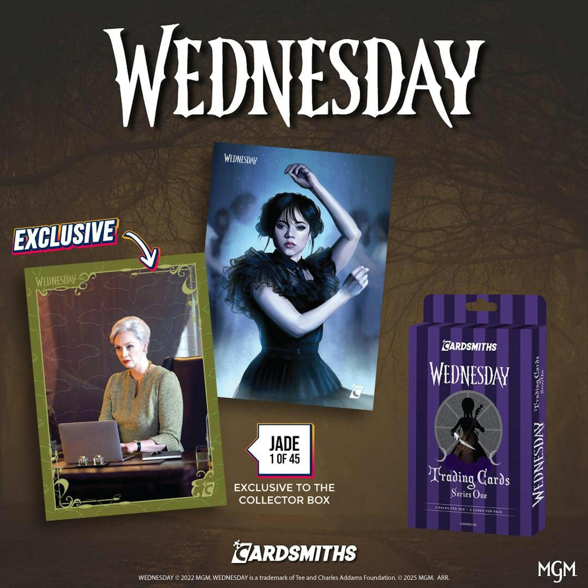 2025 Cardsmiths Wednesday Series 1 Collector Box (Presell)