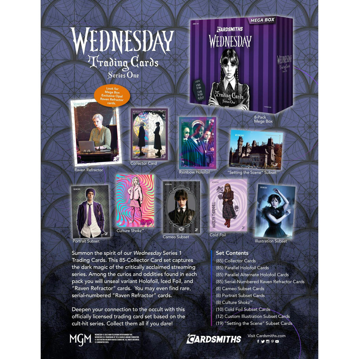 2025 Cardsmiths Wednesday Series 1 Mega Box (Presell)