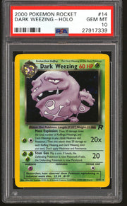 Pokemon Team Rocket Dark Weezing 14/82 PSA 10 GEM MINT