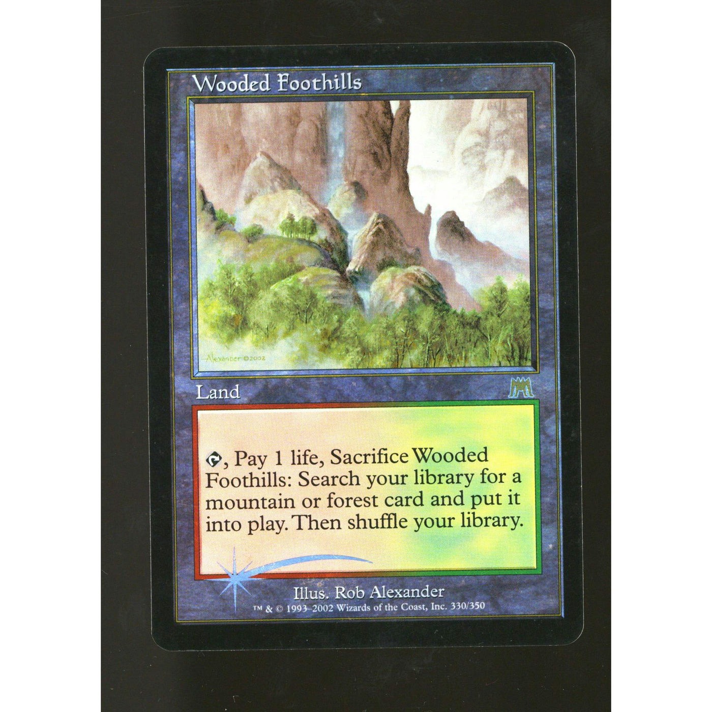Wooded Foothills (Moderate Play Foil)